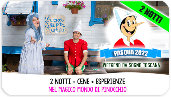 Pasqua in Toscana  con bambini al Parco di Pinocchio offerte e promozioni famiglia