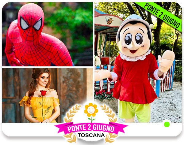 Ponte 2 Giugno in Toscana  con bambini al Parco di Pinocchio offerte e promozioni famiglia