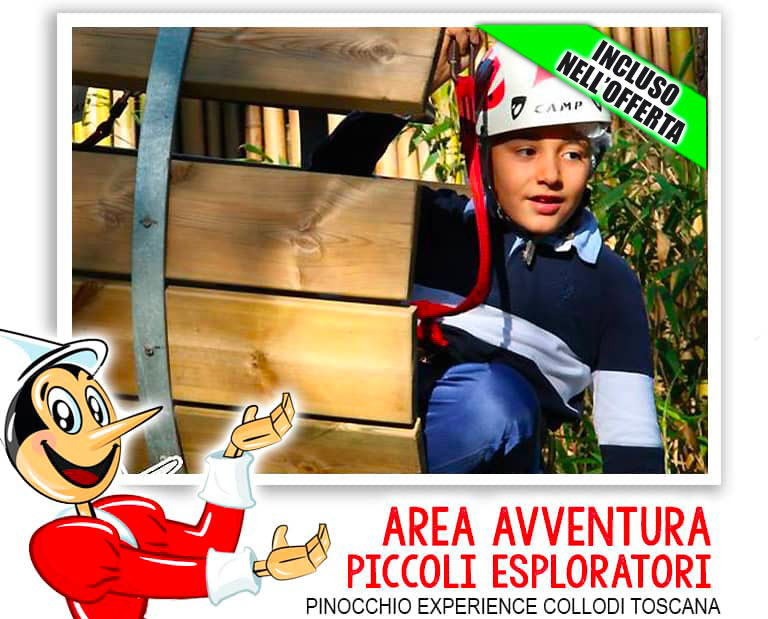 Area avventura dei piccoli esploratori