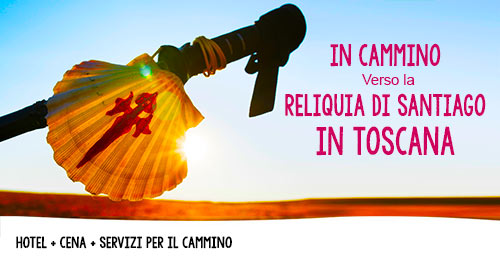 Cammino di San Jacopo per venerare la reliquia di Santiago de Compostela in Toscana