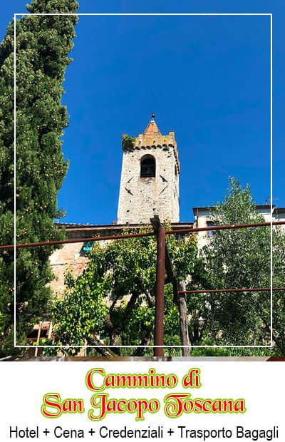 Cammino di San Jacopo Tuscany detail of Serravalle Pistoiese