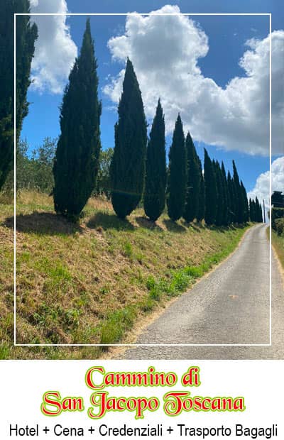 Cammino di San Jacopo in Toscana - Detail of the walk from Serravalle Pistoiese to Pistoia