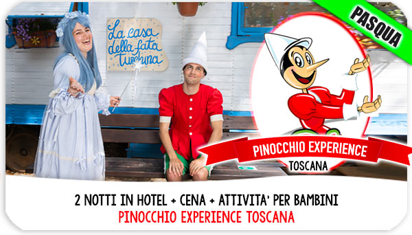 Pasqua in Toscana  con bambini al Parco di Pinocchio offerte e promozioni famiglia