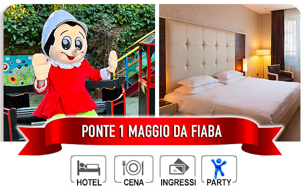 Ponte 1 maggio in Toscana  con bambini al Parco di Pinocchio offerte e promozioni famiglia